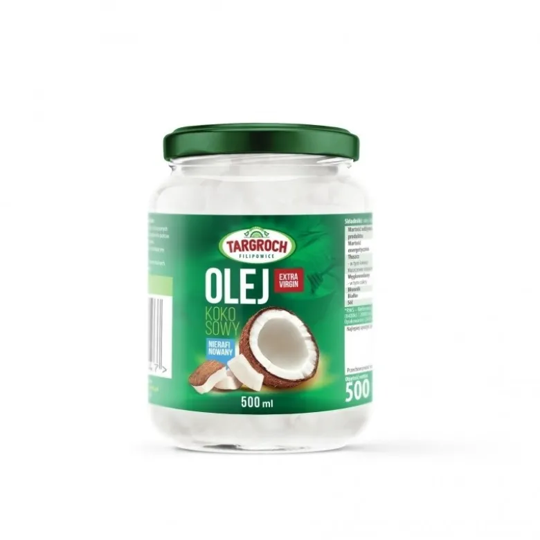TARGROCH Olej Kokosowy Nierafinowany 500 ml