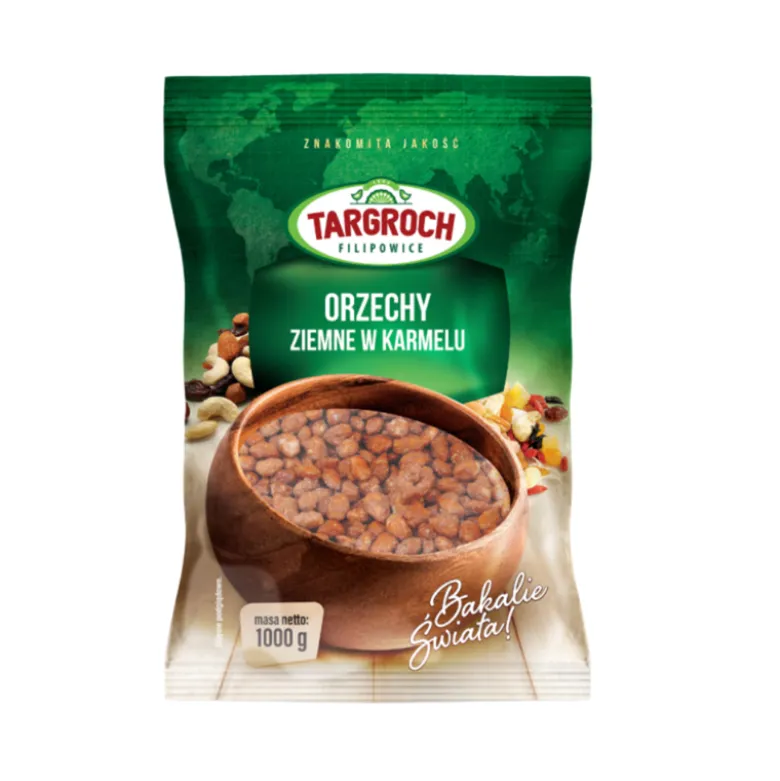 TARGROCH Orzechy Ziemne w Karmelu 1000 g