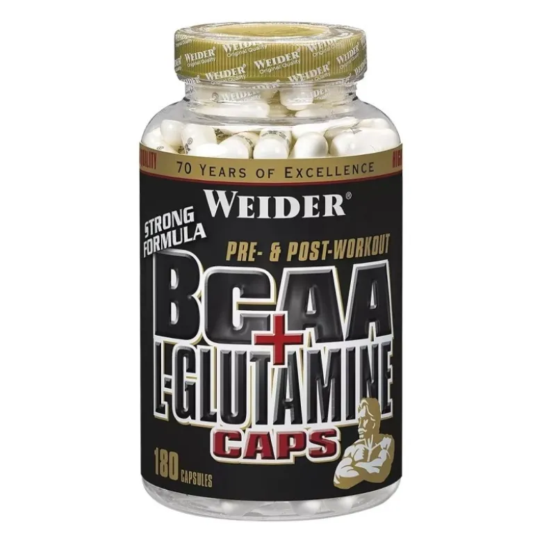 WEIDER BCAA+L-Glutamine 180 caps.