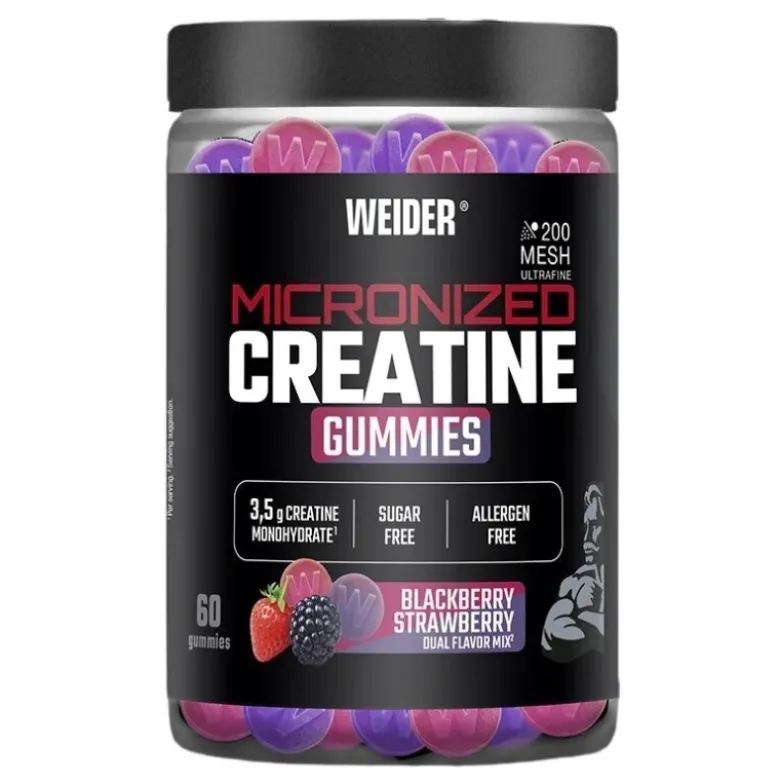 WEIDER Micronized Creatine Gummies 60-66 gummies