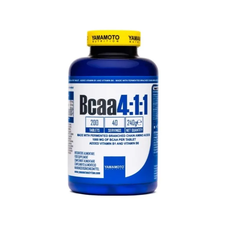 YAMAMOTO BCAA Tabs 4:1:1 200 tabs.