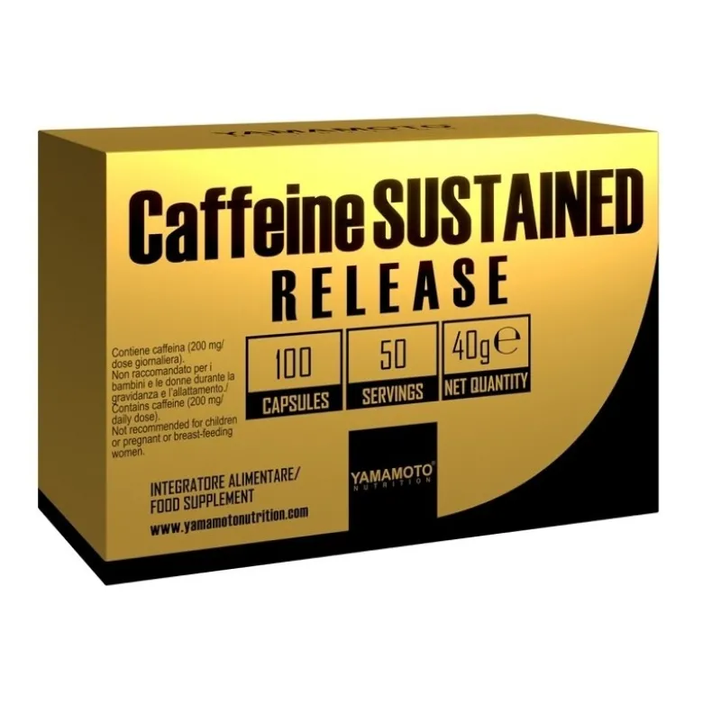 YAMAMOTO Caffeine Sustained 100 caps.