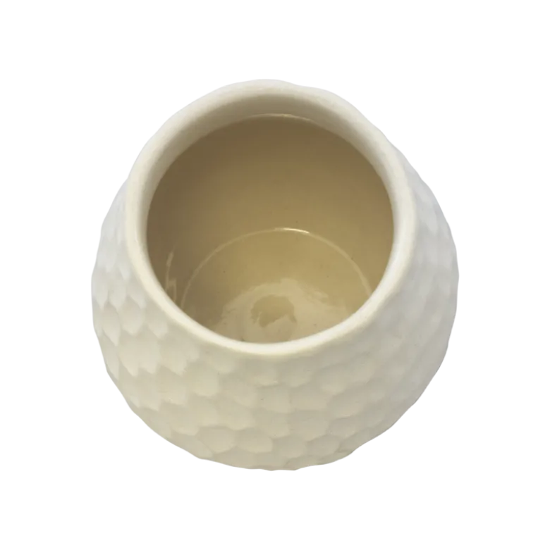 YERBA MATE Tykwa Ceramiczna Plaster Miodu
